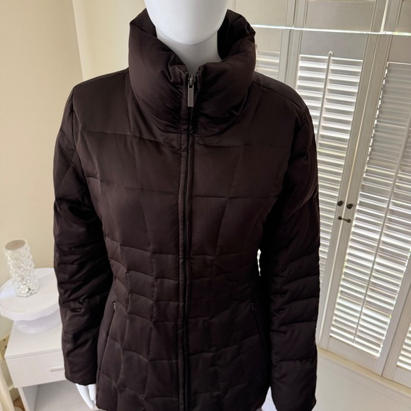 Calvin Klein Jackets & Blazers - Calvin Klein Women's Chocolate Brown Down Puffer Jacket Faux Fur Lined Parka